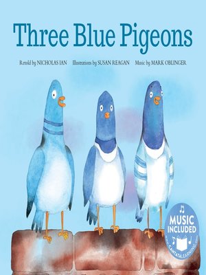 cover image of Three Blue Pigeons